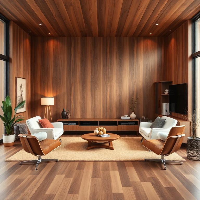Mid-century Modern room redesign